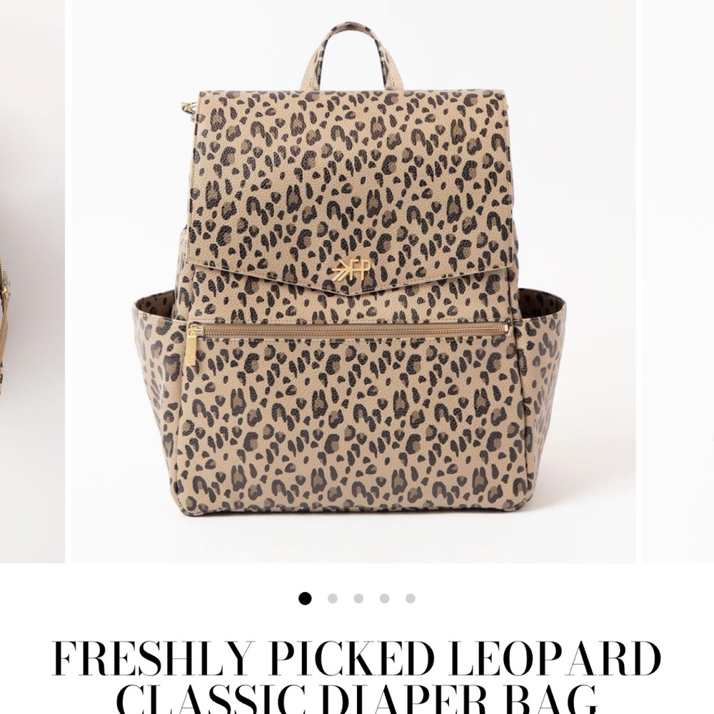 Freshly Picked Tan Leopard Baby Bag